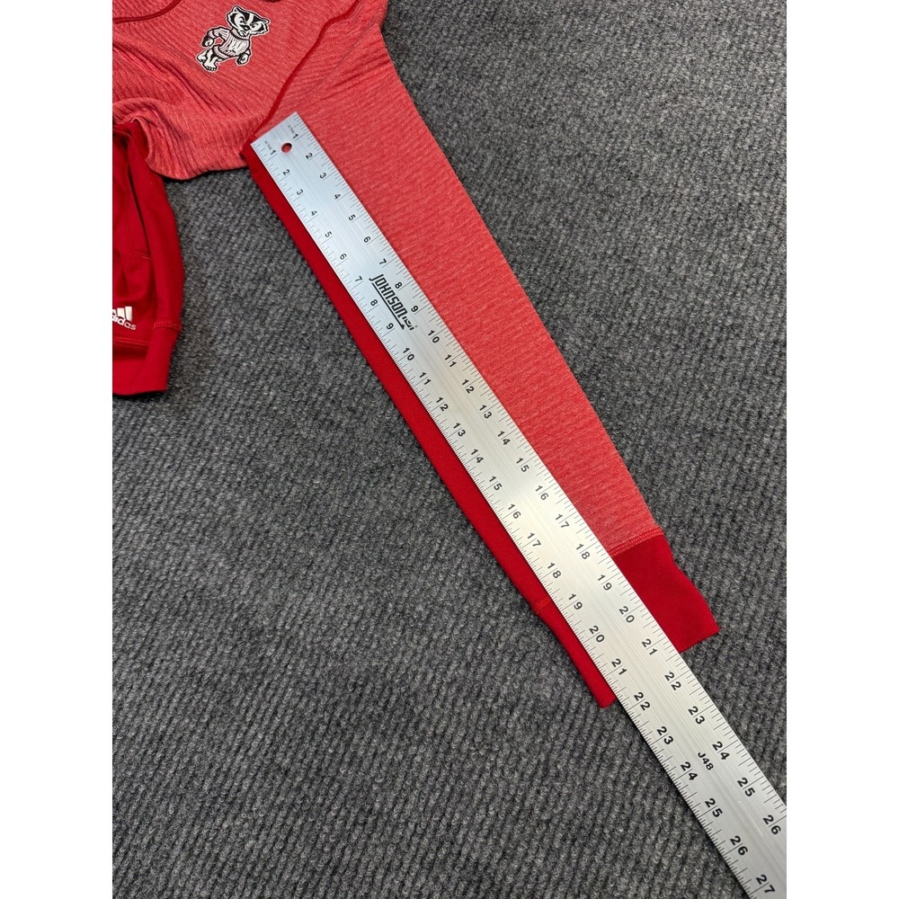 Wisconsin Badgers Adidas Women's Quarter Zip Pullover Sweatshirt‎ Size Unknown - Picture 10 of 13